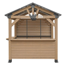 Igor Cedar Wood Add-On Gazebo Bar